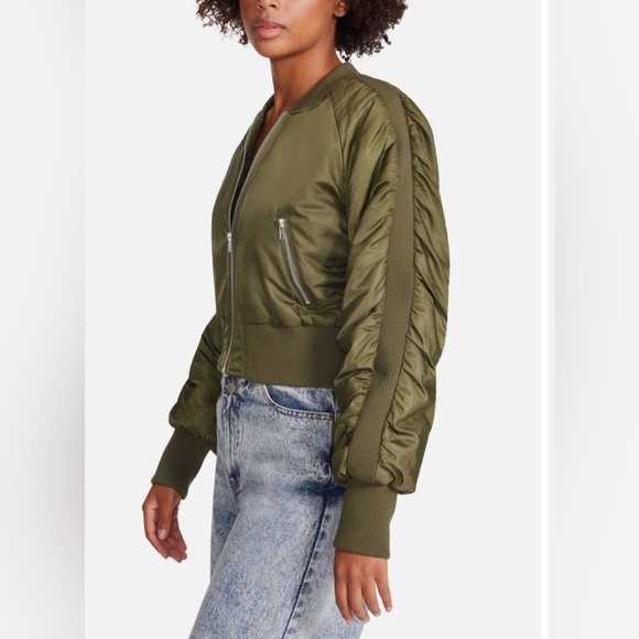 NWT Steve Madden Eva Bomber Jacket - Picture 1 of 9